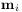 \mathbf{m}_{i}