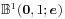 \mathbb{B}^{1}(\boldsymbol{0},1;\boldsymbol{e})