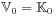 \mathbb{V}_{0}={\mathbb{K}_{0}}