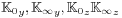 {\mathbb{K}_{0}}_{y},{\mathbb{K}_{\infty}}_{y},{\mathbb{K}_{0}}_{z}{\mathbb{K}_{\infty}}_{z}