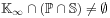 {\mathbb{K}_{\infty}}\cap(\mathbb{P}\cap\mathbb{S})\neq\emptyset