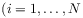(i=1,\dots,N