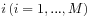 i\,(i=1,...,M)