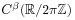 C^{{\beta}}(\mathbb{R}/2\pi\mathbb{Z})