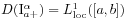 D(\mathrm{I}_{{a+}}^{{\alpha}})=L^{{1}}_{{\mathrm{loc}}}([a,b])