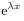 \displaystyle\mathrm{e}^{{\lambda x}}