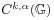 C^{{k,\alpha}}(\mathbb{G})