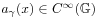 a_{\gamma}(x)\in C^{{\infty}}(\mathbb{G})