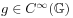 g\in C^{{\infty}}(\mathbb{G})